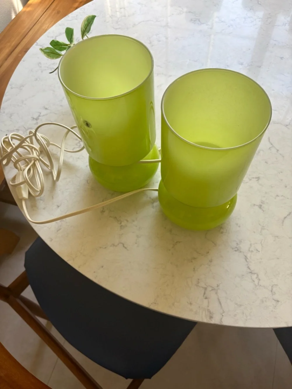 1 available IKEA 80s Vintage Green Modern Ceramic Table Lamp